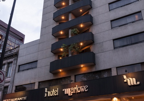 Fachada Hotel Marlowe México D. F.